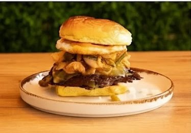 Burger with Pickles